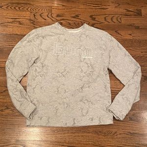 Burn Boot Camp Snake Print Crew Neck - size small, like new
